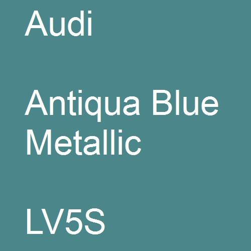 Audi, Antiqua Blue Metallic, LV5S.